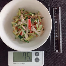 カニカマときゅうりのツナサラダ 75g