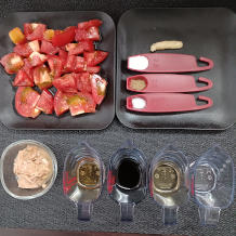 トマトとツナのサラダの材料