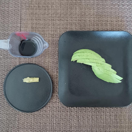 アボカドわさび醤油の材料