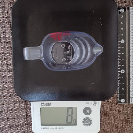 水溶き片栗粉に使用する水 8g