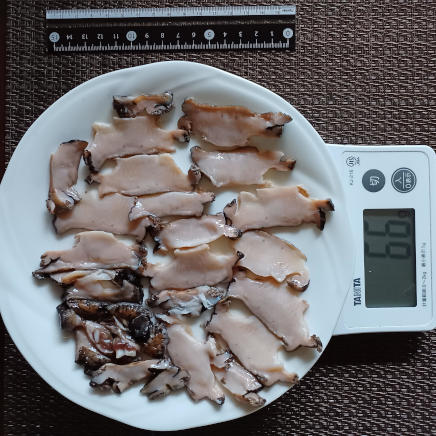 あわび一個分の刺身 66g