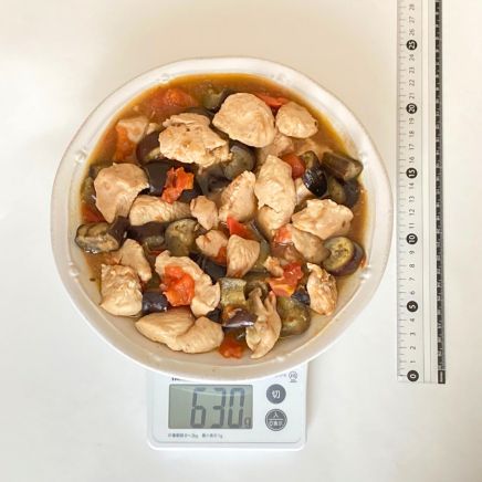 鶏肉となすのトマト煮 630g