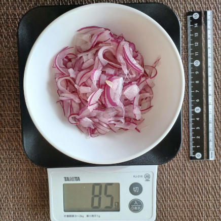 赤玉ねぎのマリネ 85g