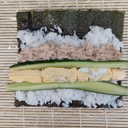 ツナの太巻きの材料