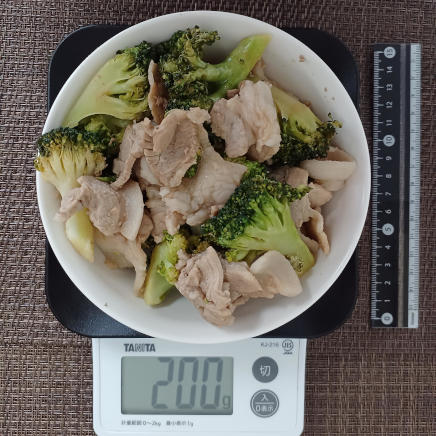 豚肉とブロッコリーのポン酢炒め 200g