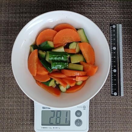 きゅうりと人参の中華和え 281g