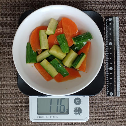 きゅうりと人参の中華和え 116g