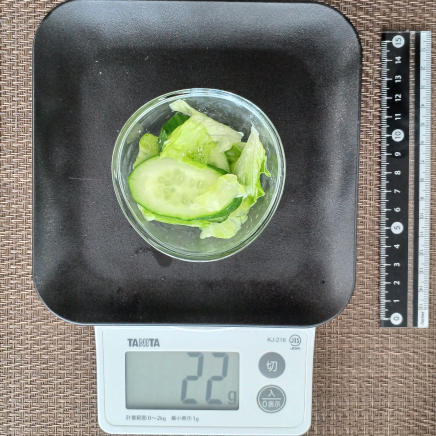 レタスときゅうりのサラダ 22g