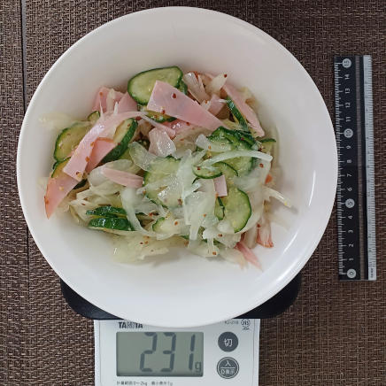 玉ねぎときゅうりのサラダ 231g