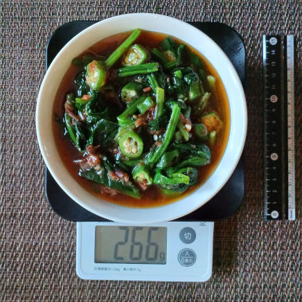 オクラとほうれん草のおひたし 266g