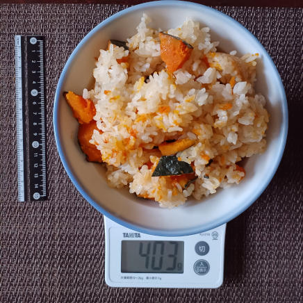 かぼちゃご飯 403g