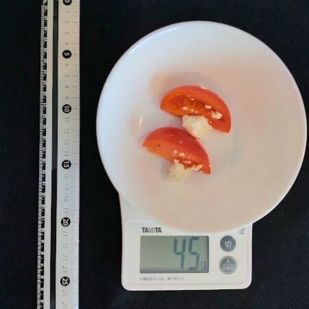 カッテージチーズとトマトのカプレーゼ 45g