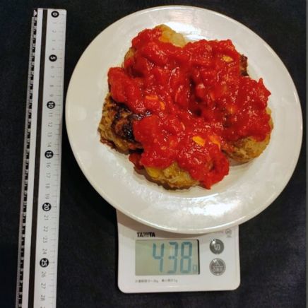 チーズハンバーグとトマトソース 438g