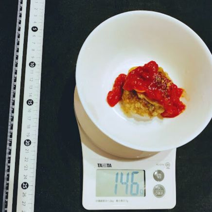 チーズハンバーグとトマトソース 146g