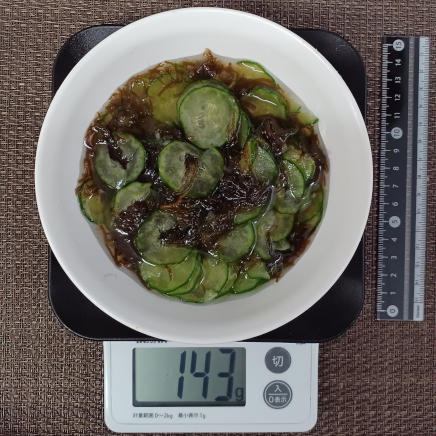 もずくときゅうりの酢の物 143g