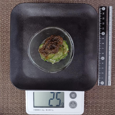 もずくときゅうりの酢の物 25g