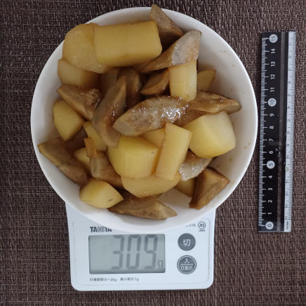 ごぼうとじゃがいもの甘辛炒め 309g