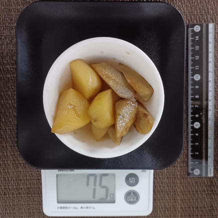 ごぼうとじゃがいもの甘辛炒め 75g