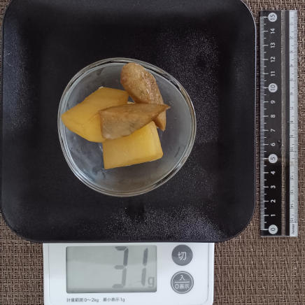 ごぼうとじゃがいもの甘辛炒め 31g