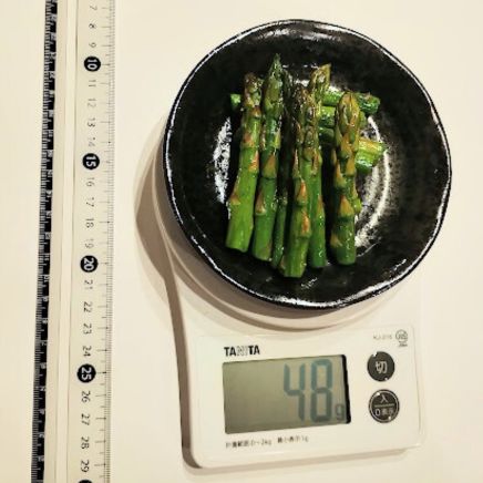 アスパラのオリーブオイル焼き 48g