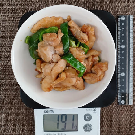 鶏肉とピーマンのオイスター炒め 191g