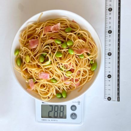 枝豆とベーコンのパスタ 288g