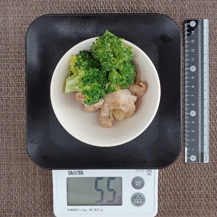 ブロッコリーと鶏肉のオイスターソース炒め 55g