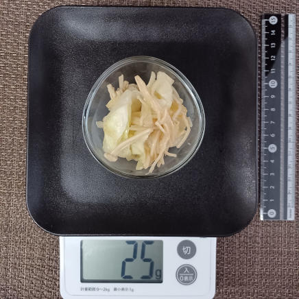 えのきとキャベツのバター炒め 25g