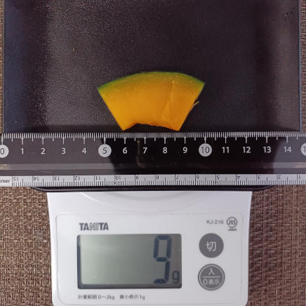 かぼちゃのホイル焼き 9g