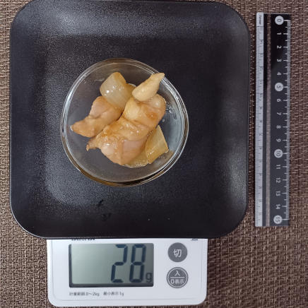 鶏肉と玉ねぎの炒め物 28g