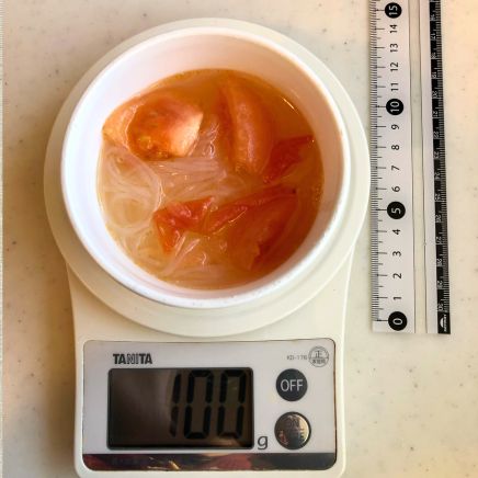 トマトの春雨スープ 100g