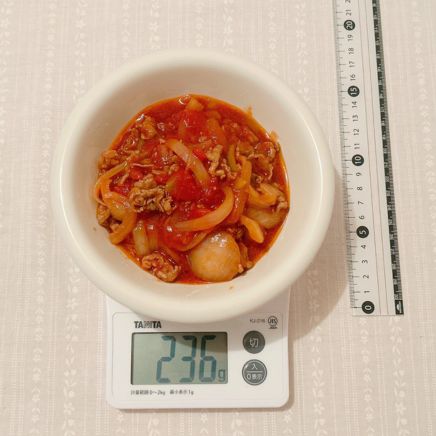 1人前の牛肉のトマト煮 236g