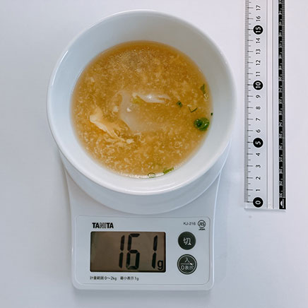 1人前のワンタンの卵スープ 161g