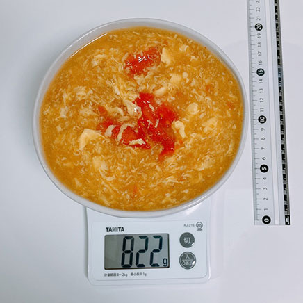 3人前のトマトと卵のサンラータン 822g