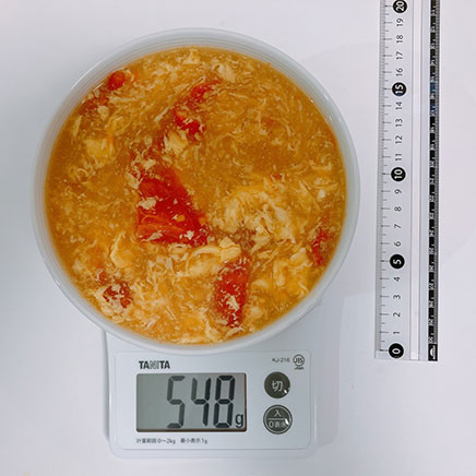 2人前のトマトと卵のサンラータン 548g