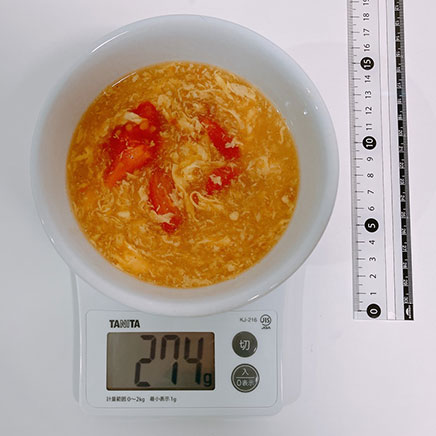 1人前のトマトと卵のサンラータン 274g