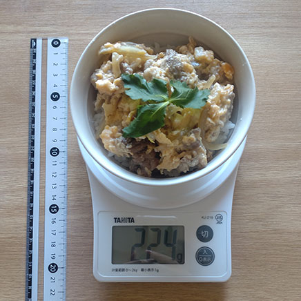 お茶碗1杯分の他人丼 224g