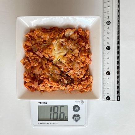 1人前のオートミールのトマトリゾット 186g