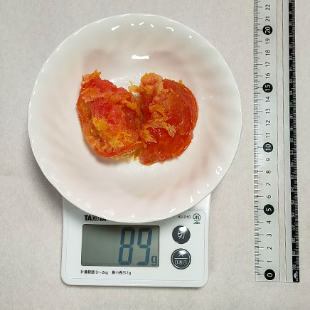 中皿1皿分のトマトの天ぷら 89g