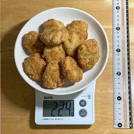 3人前のおからとツナのナゲット 224g