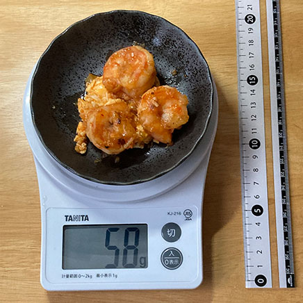 小皿1皿分のエビと卵のチリソース 58g