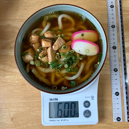 1人前のかしわうどん 600g