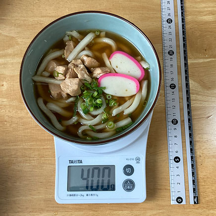 400gのかしわうどん 400g