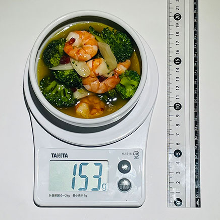 1人前のブロッコリーとエビのアヒージョ 153g