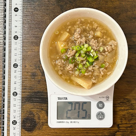 1人前のたけのことひき肉の煮物 275g