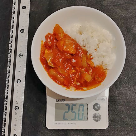 中皿1皿分の無水カレー 250g