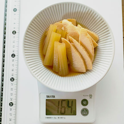 1人前のたけのことふきの煮物 164g