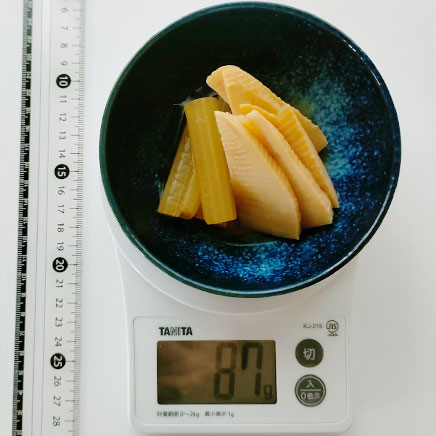 小皿のたけのことふきの煮物 87g