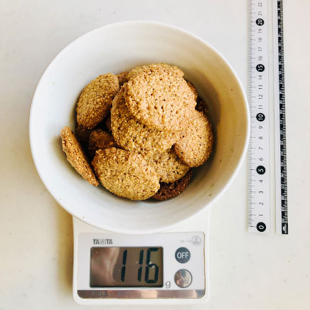 2人前の玄米クッキー 116g