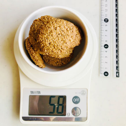 1人前の玄米クッキ 58g